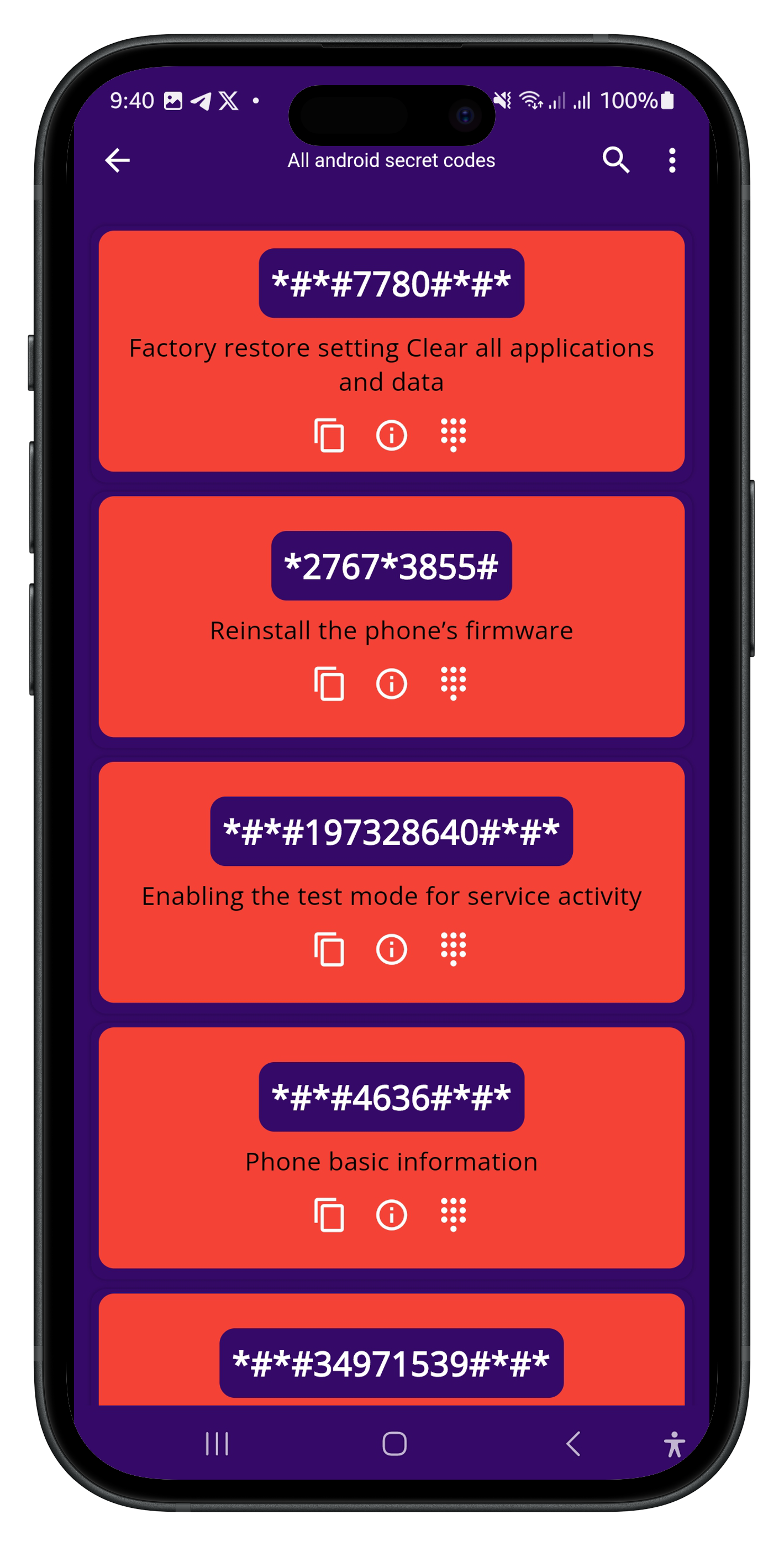 Secrete Codes screenshot 2